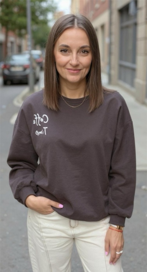 Bluza Coffe Time Czekolada