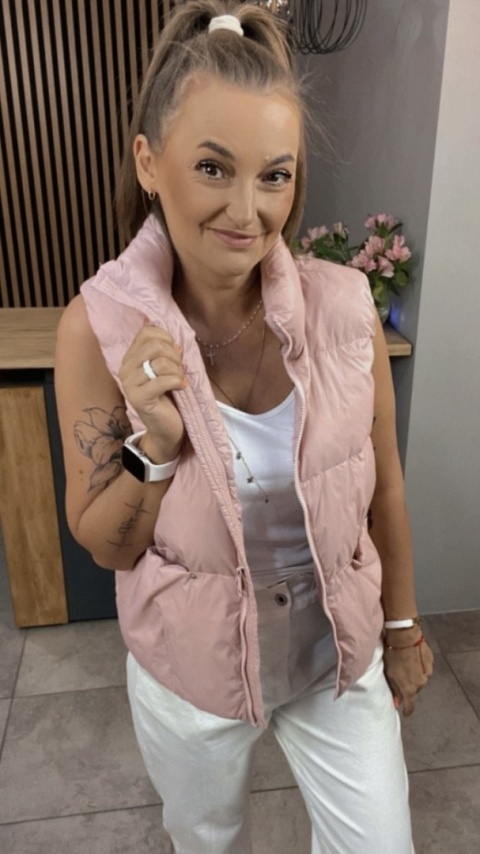 Kamizelka Naturalny Puch Puder