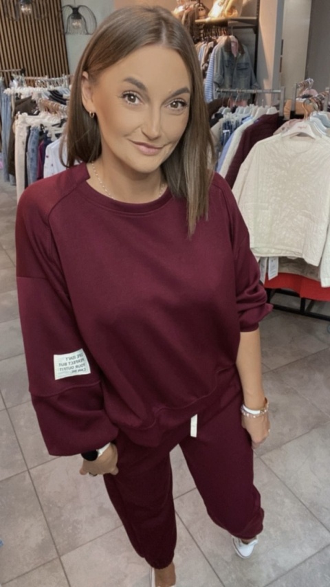 Komplet Masełko Azara Burgund Komplet Masełko Azara Burgund