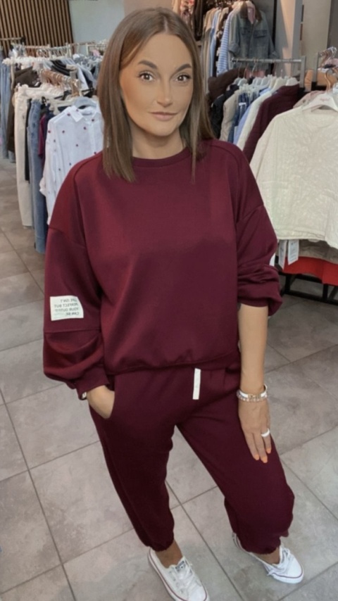 Komplet Masełko Azara Burgund Komplet Masełko Azara Burgund