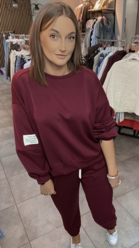 Komplet Masełko Azara Burgund Komplet Masełko Azara Burgund