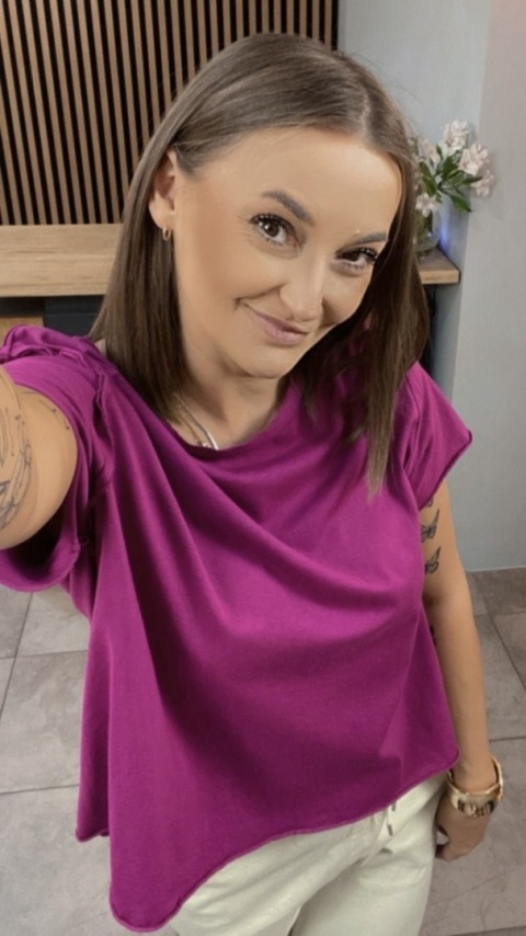 T-shirt Wendykei – Magenta
