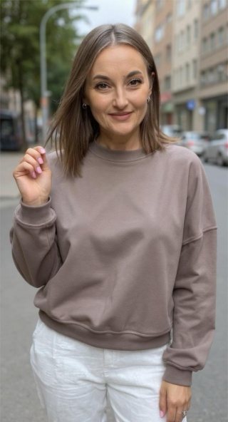 Bluza Basic Lenoshka Cappuccino