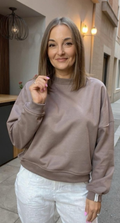 Bluza Basic Lenoshka Cappuccino
