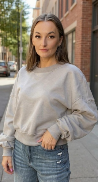 Bluza Basic NOODA Fango