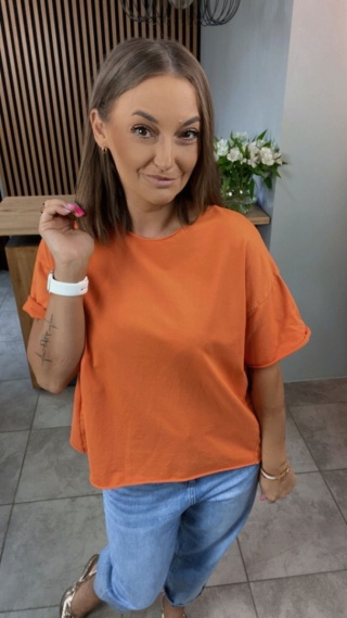 Bluzka surowa Wendy Trendy – Pomarańczowy