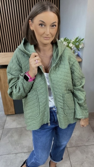 Kurtka Stella Milani - Szmaragdowy