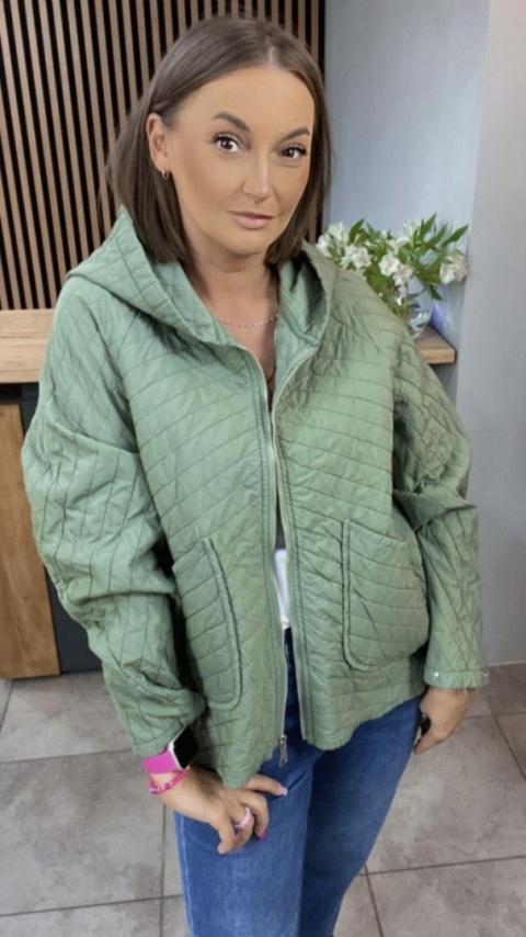 Kurtka Stella Milani - Szmaragdowy Kurtka Stella Milani - Szmaragdowy