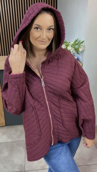 Kurtka Stella Milani - Bordo