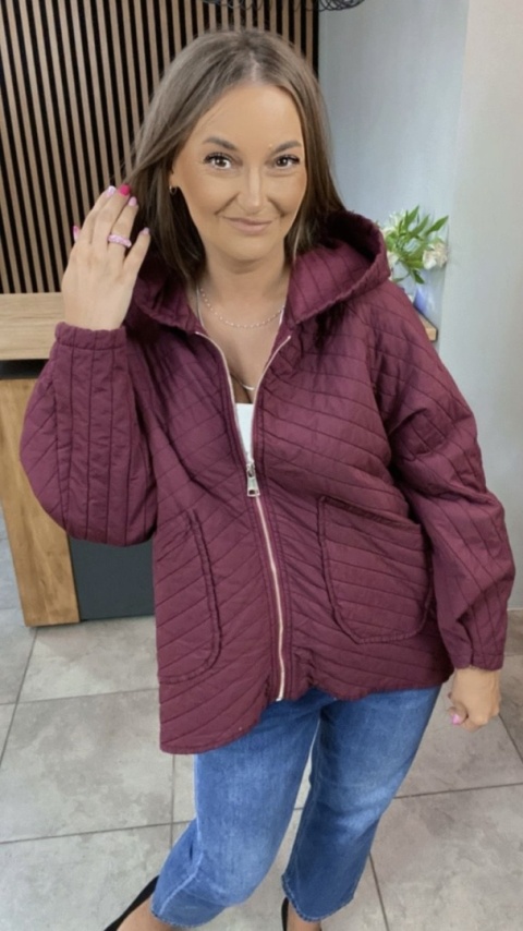 Kurtka Stella Milani - Bordo