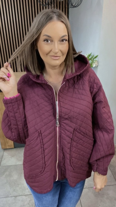Kurtka Stella Milani - Bordo
