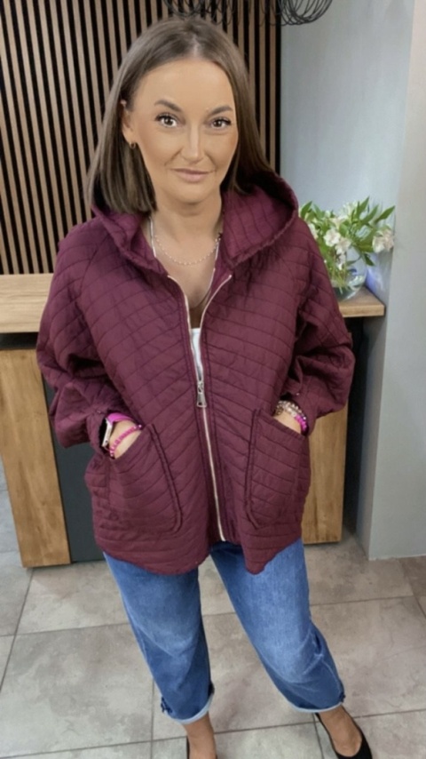 Kurtka Stella Milani - Bordo