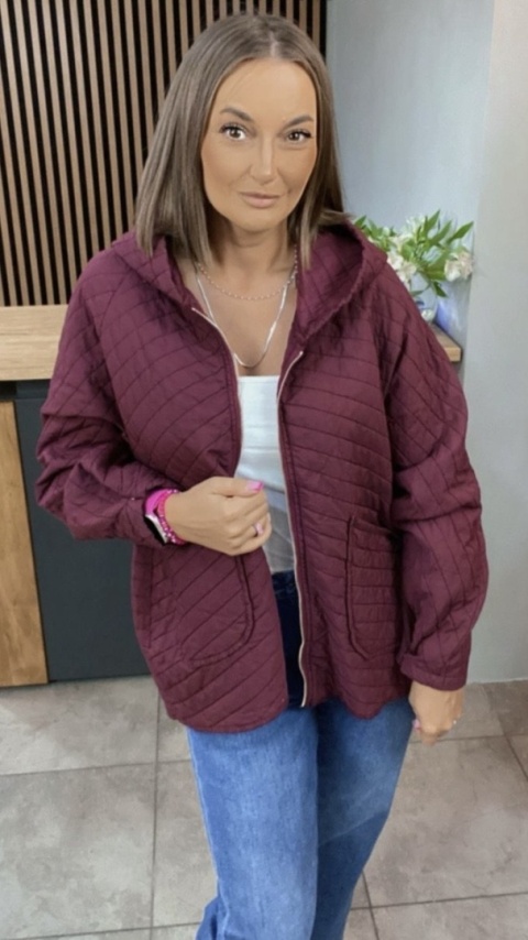 Kurtka Stella Milani - Bordo