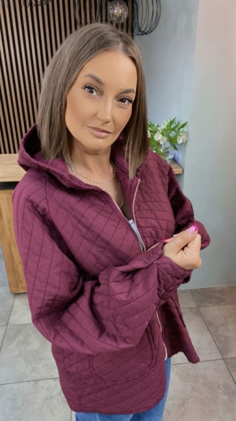 Kurtka Stella Milani - Bordo