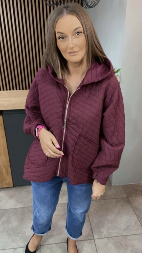 Kurtka Stella Milani - Bordo
