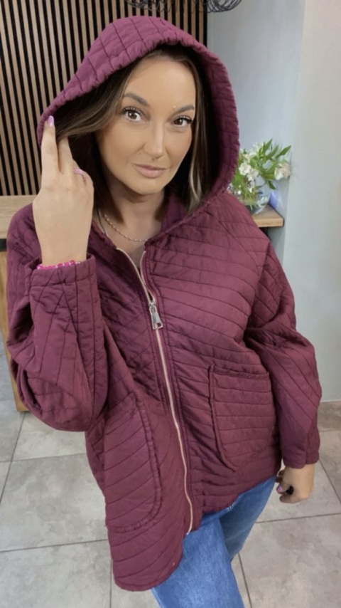 Kurtka Stella Milani - Bordo