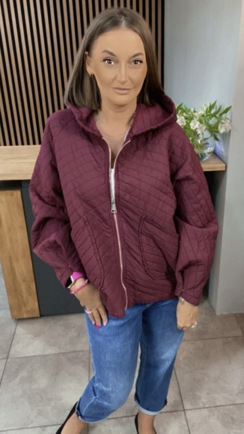 Kurtka Stella Milani - Bordo