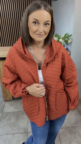 Kurtka Stella Milani - Ceglasty
