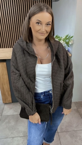 Kurtka Stella Milani - Czekolada