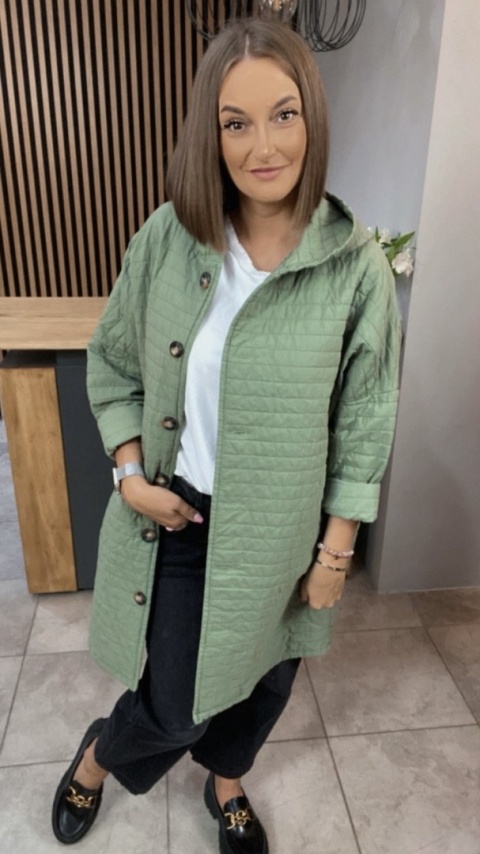 Płaszcz Stella Milani - Szmaragdowy Płaszcz Stella Milani - Szmaragdowy