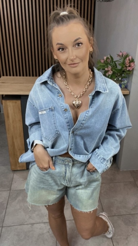 Koszula Jeansowa Fashion Feng Feng Koszula Jeansowa Fashion Feng Feng