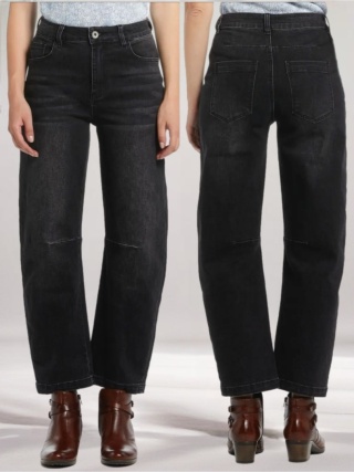 Jeansy damskie 3D Denim – Czarne