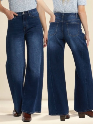 Jeansy 3D Denim – Palazzo