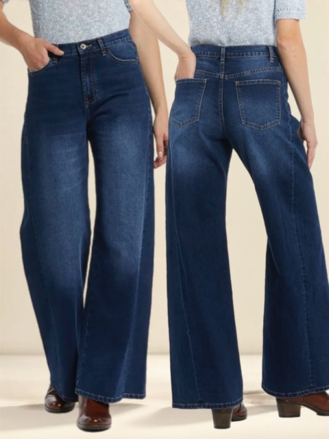 Jeansy 3D Denim – Palazzo