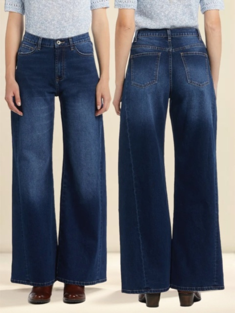 Jeansy 3D Denim – Palazzo
