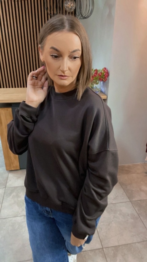 Bluza Basic Lenoshka Gorzka Czekolada Bluza Basic Lenoshka Gorzka Czekolada