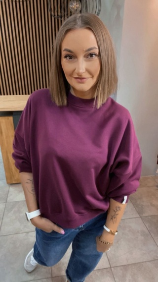 Bluza Basic Lenoshka Burgund