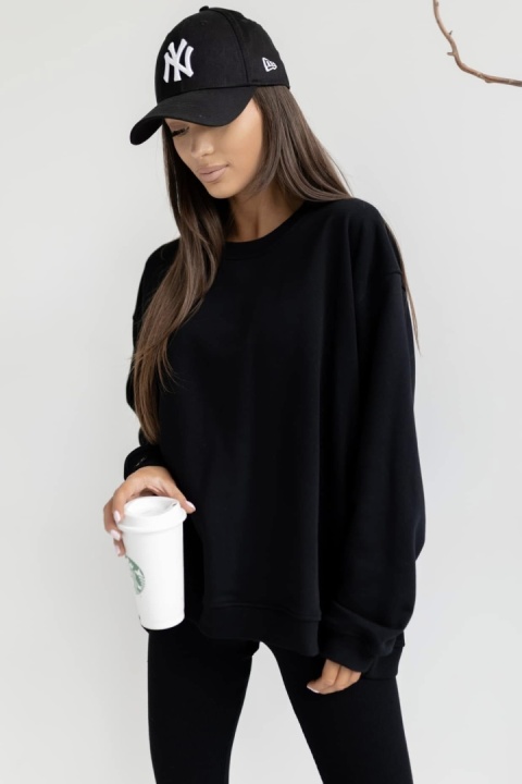 Bluza Long Lenoshka Czarna Bluza Long Lenoshka Czarna
