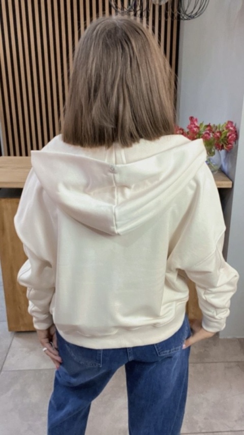 Bluza rozpinana Nooda Beżowa