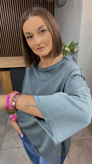 Bluzka MUJEA - Gray