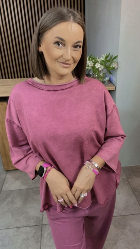 Bluzka MUJEA - Różowa