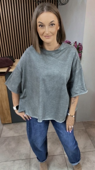Bluzka Me too 100% bawełna – oversize - gray