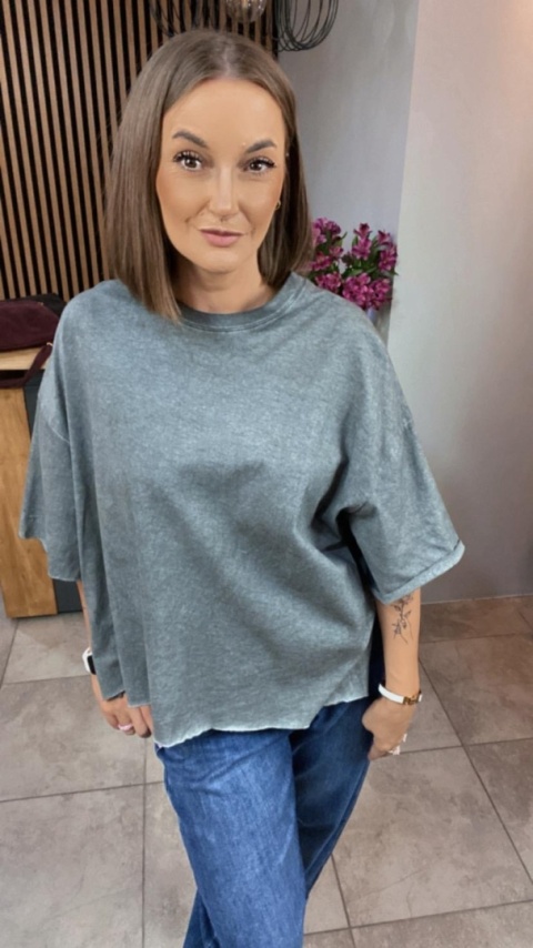 Bluzka Me too 100% bawełna – oversize - gray
