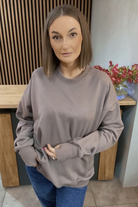Bluza Long Lenoshka zakończona mankietami z otworami na kciuki - Fango Bluza Long Lenoshka zakończona mankietami z otworami na kciuki - Fango