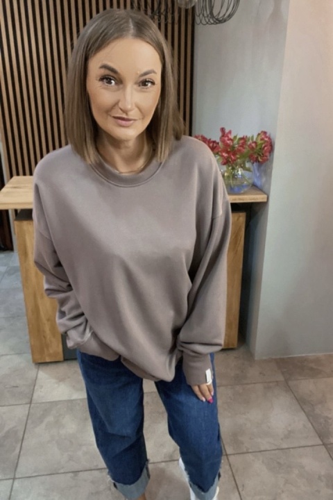 Bluza Long Lenoshka zakończona mankietami z otworami na kciuki - Fango Bluza Long Lenoshka zakończona mankietami z otworami na kciuki - Fango