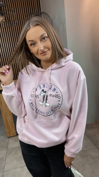 Bluza z kapturem - Mickey Mouse - Puder