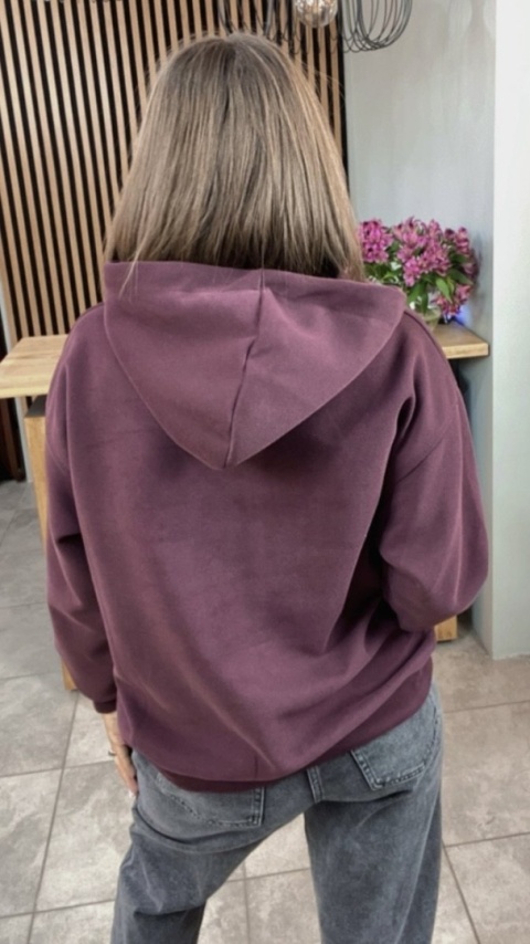 Bluza z kapturem – REVOLUTION LIFESTYLE - Bordo