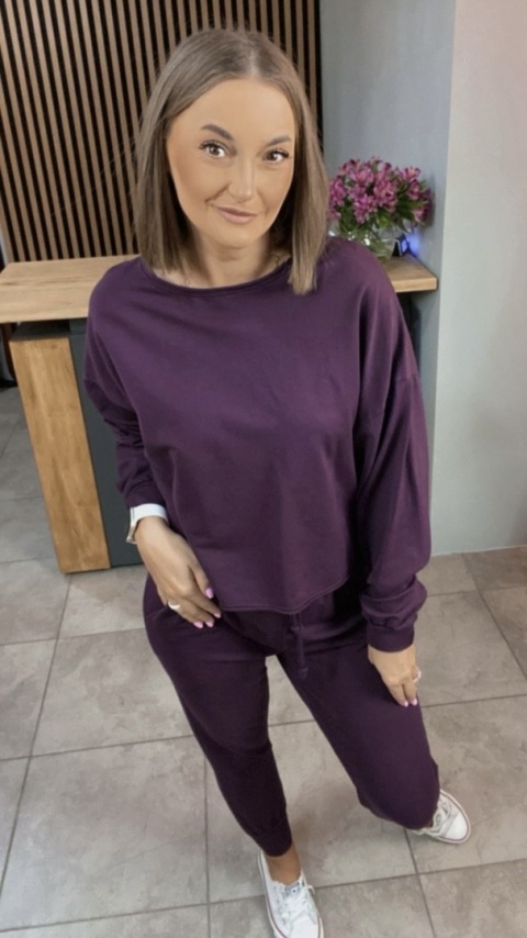 Komplet dresowy iLook Śliwka