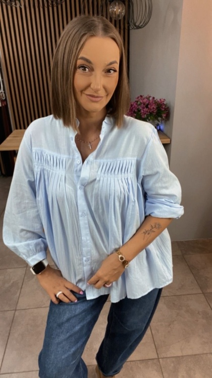 Koszula Wiya 100% bawełna - Blue