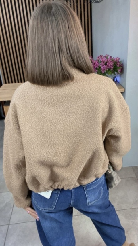 Kurtka Baranek Made in Italy - Camel