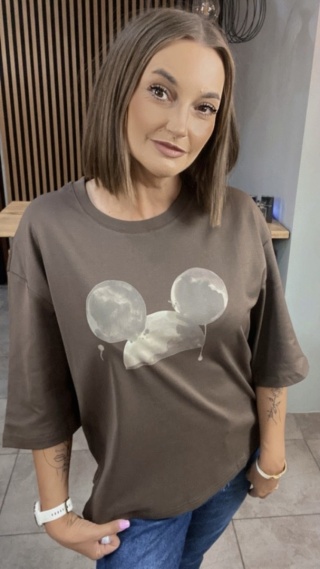 Bluzka Moon Mouse – Brąz
