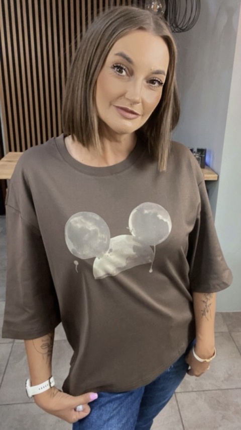 Bluzka Moon Mouse – Brąz