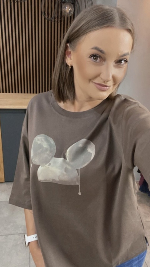 Bluzka Moon Mouse – Brąz