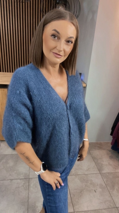 Sweter CXL z moherem – Jeans
