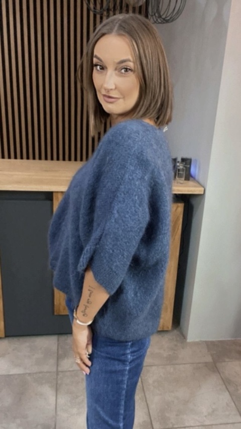 Sweter CXL z moherem – Jeans