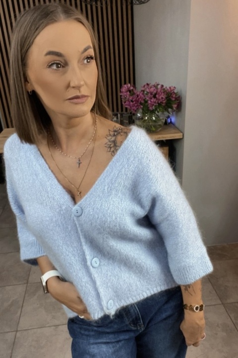 Sweter CXL z moherem – Blue